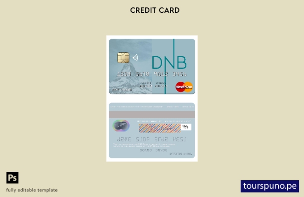 lista para imprimir plantilla de mastercard de Lituania DNB Bank